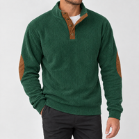Birkthwaite Corduroy Pullover Jacket - Dark Green