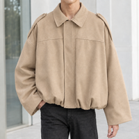 Dorian Suede Jacket - Khaki