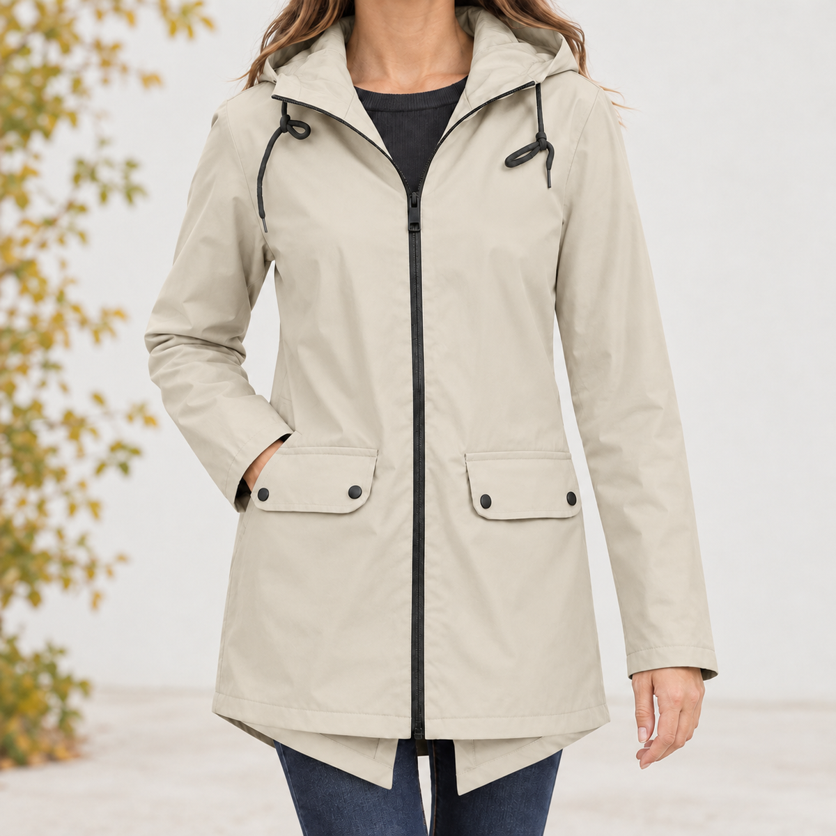 Farlow Hooded Jacket - Apricot