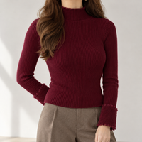 Newholm Ribbed Sweater - Anchor Red