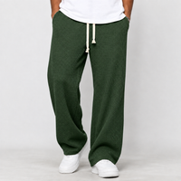 Bowscale Wide Leg Pants - Dark Green