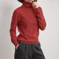Sadgill Turtleneck Sweater - Brick Red