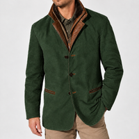 Kildale Layered Collar Jacket - Green