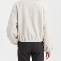 Lara Collarless Jacket - Lead Product Detail