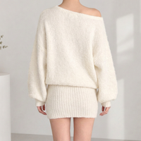 Paula Off-Shoulder Knit Set - Lead Product Detail