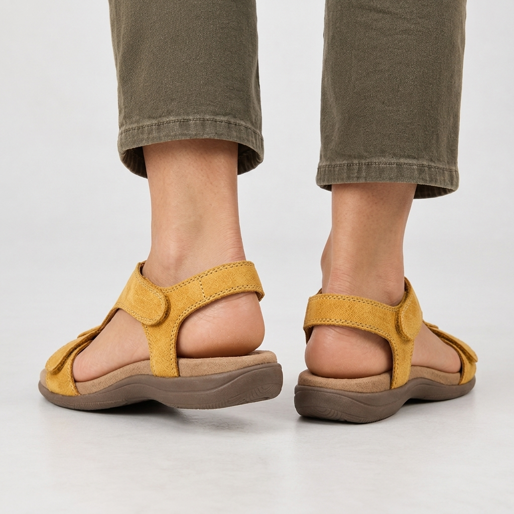 Selworthy T-Strap Sandals - Lead Product Detail