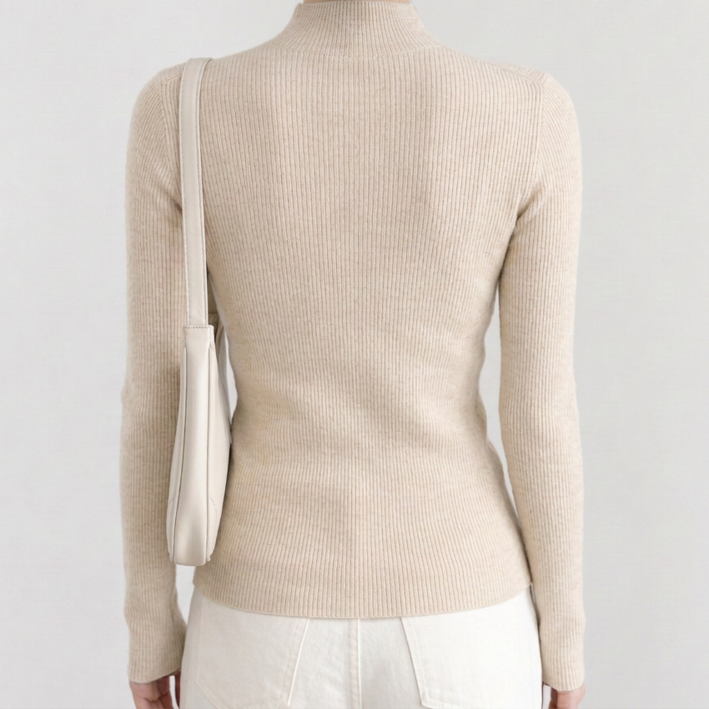 Sofia Ribbed Sweater - Lead Product Detail