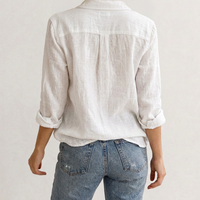 Sourton Relaxed Linen Shirt - Lead Product Detail