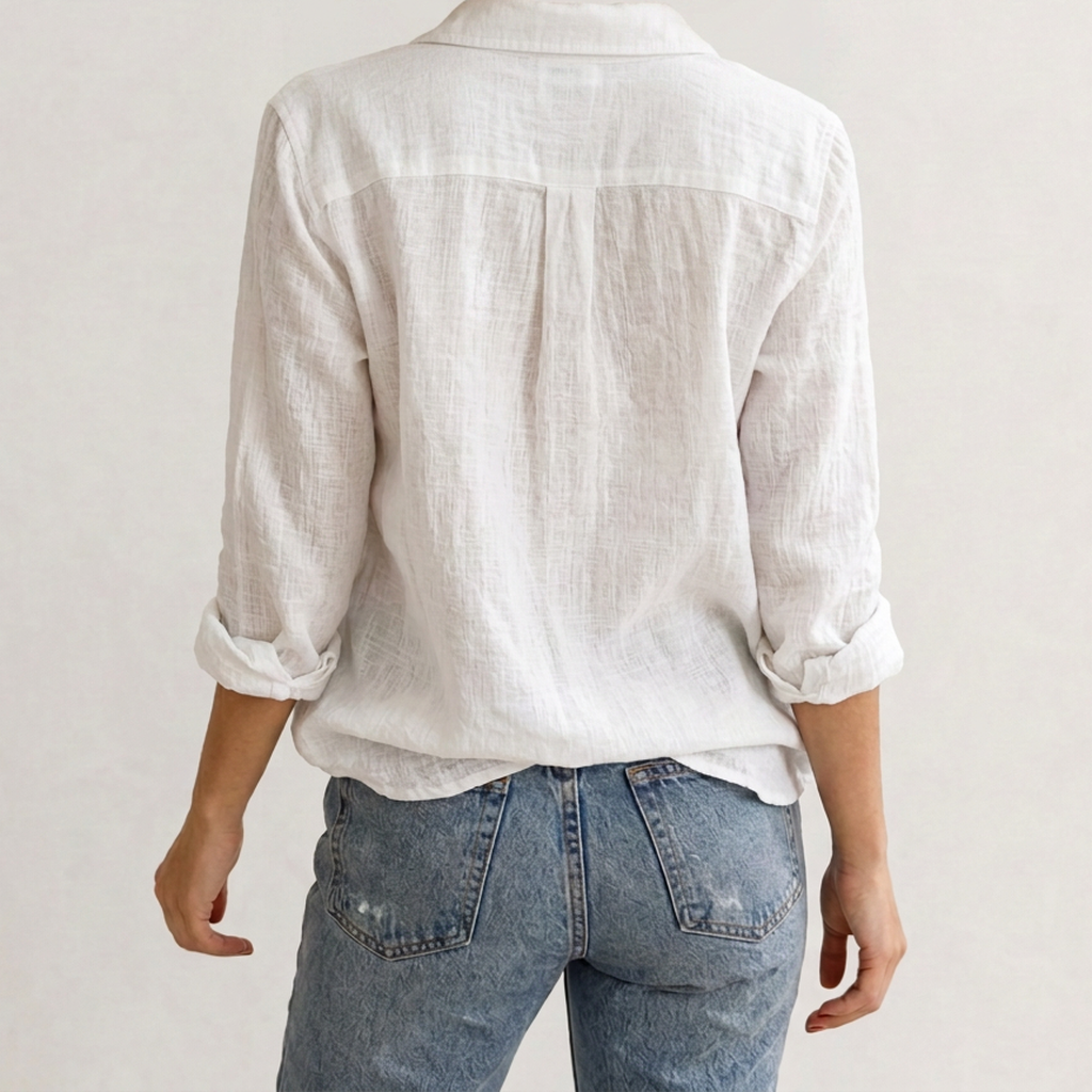 Sourton Relaxed Linen Shirt - Lead Product Detail